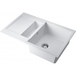 Мойка 34955 Omoikiri Sakaime 78-2-WH Tetogranit 780x500 мм, врезная, белая