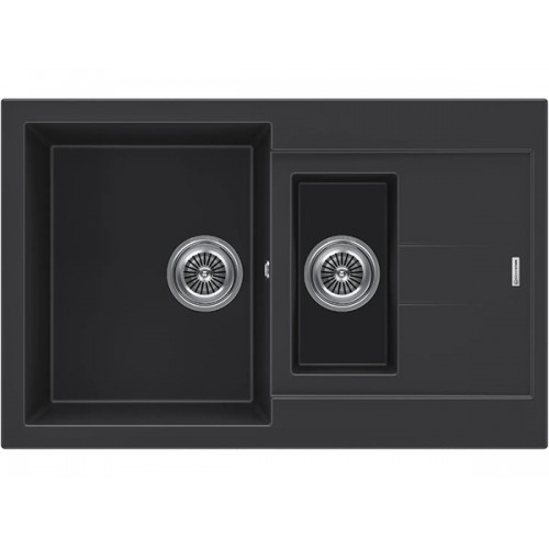 Мойка Kuchenstern PLAT 60-2 черный - стильное решение для вашей кухни