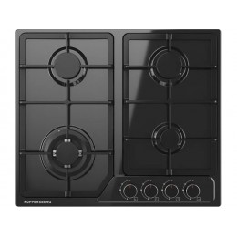 Варочная панель Kuppersberg FS 60 B газовая 58 см, 4 конфорки, чёрная, SKU 36159