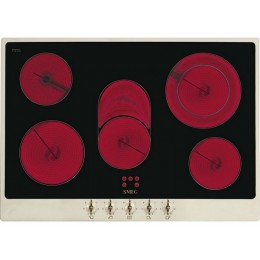Варочная панель SMEG P875PO 72 см, кремовая, 5 зон Hi-Light, 28061