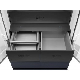 Холодильник MIDEA MDRF705BIE70, 83 см, графит, 534 л, No Frost, A+ (SKU: 26163)