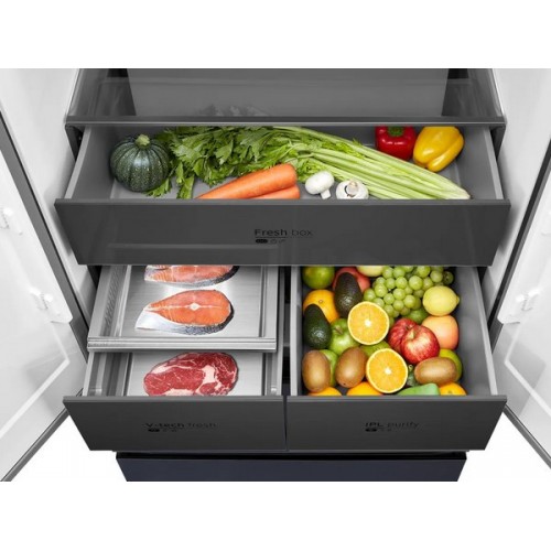 Холодильник MIDEA MDRF705BIE70 - Энергоэффективный и стильный холодильник с современными функциями