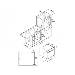 Духовой шкаф GRAUDE BMP 60.3 SE, 60 см, черный, 73 л, 260°C, A, 2.7 кВт, SKU 15164
