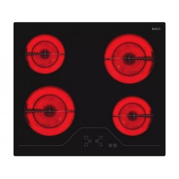 Варочная панель Jacky’s JH MB66 60 см, черная, 4 конфорки, сенсорная, SKU 17264