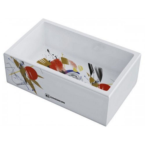 Мойка Omoikiri Mikura 76-Tokyo Natceramic белая (4993021) - стильное решение для вашей кухни