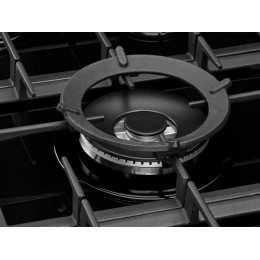 Газовая варочная панель Kuppersberg FG 95 B, 86 см, черная, стекло, мощность 2-4,2 кВт, SKU 24168
