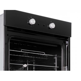 Духовой шкаф EXITEQ EXO-303, 60 см, 69 л, чёрный, механическое управление, гриль, конвекция, A класc, SKU 7969