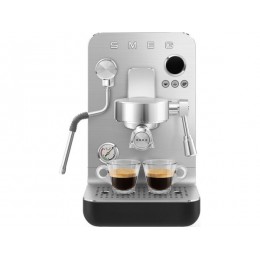 Кофемашина рожковая эспрессо SMEG EMC02BLMEU 28169, 1700 Вт, черный матовый
