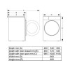 Стиральная машина Gorenje WG8X4AT4 - Эффективная стирка с инверторным двигателем и 8 кг загрузки