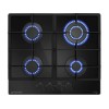 Варочная панель MEFERI MGH604BK GLASS POWER - газовая модель с стеклянной поверхностью