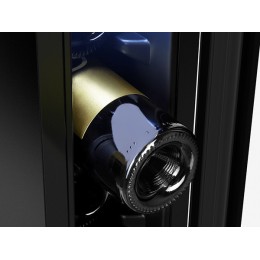 Винный шкаф MAUNFELD MBWC-20S7.1, встраиваемый 15 см, черный, 20 л, 7 бутылок, компрессорный, сенсорное управление, R600a, G класс, SKU 35672.