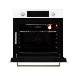 Духовой шкаф Jacky's JO EW7336, SKU 31273, 60 см, белое стекло, 72 л, 6 режимов, A класс.