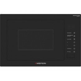 СВЧ-печь MEFERI MMO6028BK 28л, черная, 1450Вт, встраиваемая, сенсорная, 5 уровней мощности, SKU 29373