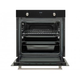 Духовой шкаф Jacky's JO EB7538, SKU 19974, 60 см, черный, 2600 Вт, 78 л, 8 режимов, конвекция.