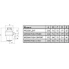 Измельчитель пищевых отходов MEFERI MFD380 PUSH POWER