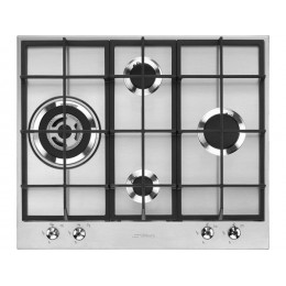 Варочная панель SMEG PX364L 60 см, 4 конфорки, нержавеющая сталь, газовая, SKU 28076