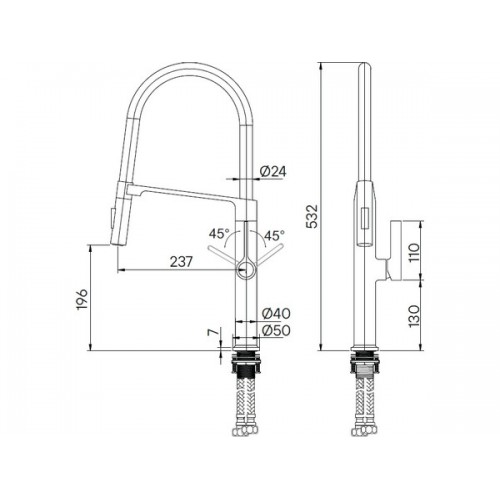 Смеситель Paulmark Barrel Ba214029-CR в хроме – стиль и качество для вашей кухни