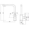 Смеситель Emar ЕСВ 7015 Black