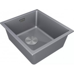Мойка Paulmark Lumi 41uni LU41-GRM, 500 мм, гранит, 410х460 мм, 25681