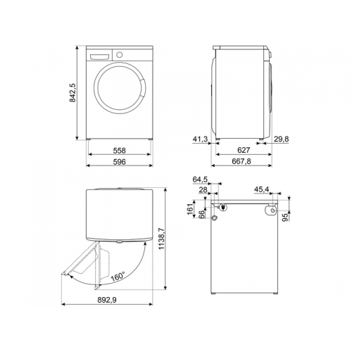 Стиральная машина SMEG WM3T24RU - Высококачественная бытовая техника для вашего дома