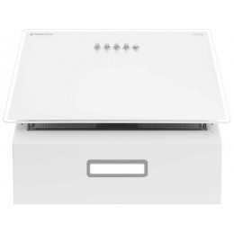 Вытяжка MEFERI AIRBOX45WH LIGHT, SKU 29381, 650 м³/ч, белая, стекло, 3 скорости