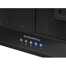 Вытяжка MAUNFELD VIVID 603EM 35482, полновстраиваемая 60 см, черный, 1150 м3/ч
