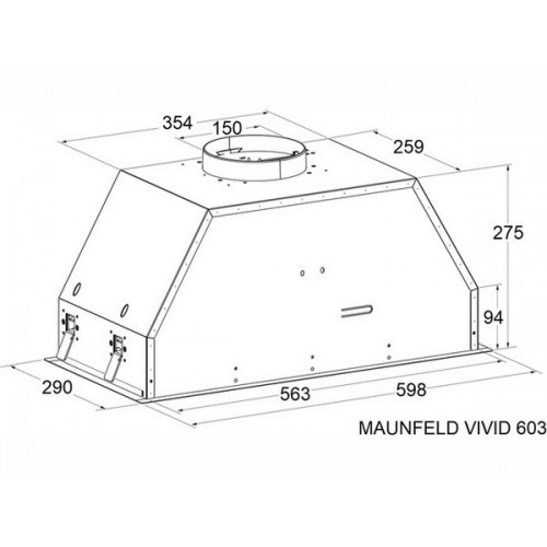 Вытяжка MAUNFELD VIVID 603EM черный – Эффективное решение для вашей кухни