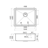 Мойка Omoikiri Kasen 54-16-INT-LG нерж. сталь/светлое золото (4997060)