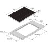Варочная панель ASKO HID956GC - Индукционная плита с сенсорным управлением и 5 конфорками