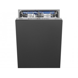 Посудомоечная машина SMEG STL323BQLH, 60 см, 14 комплектов, инверторный мотор, Maxi 86 см, ActiveLight, 10+1 программ, FlexiZone, конденсационная сушка, нержавеющая сталь, SKU 26987.