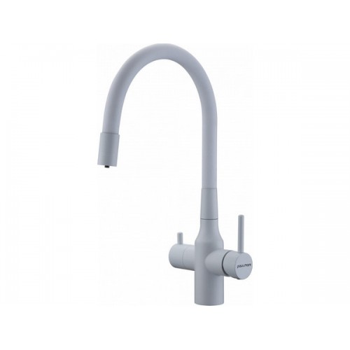Смеситель Paulmark Salix Sa213419-WH (431) - Белый матовый, стильный и функциональный