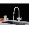 Смеситель Paulmark Salix Sa213419-WH (431) - Белый матовый, стильный и функциональный