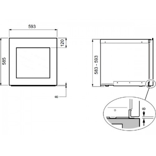Винный шкаф Bertazzoni RWC60B4DNRP встраиваемый