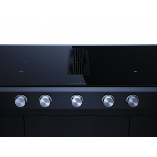 Варочная панель Kuppersbusch KMI 9850.1 SR-E Black Chrome - Индукционная с Вытяжкой