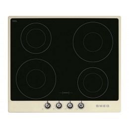 Варочная панель SMEG SI964PM 60 см, индукционная, 4 зоны, 7,4 кВт, кремовая, SKU 28091