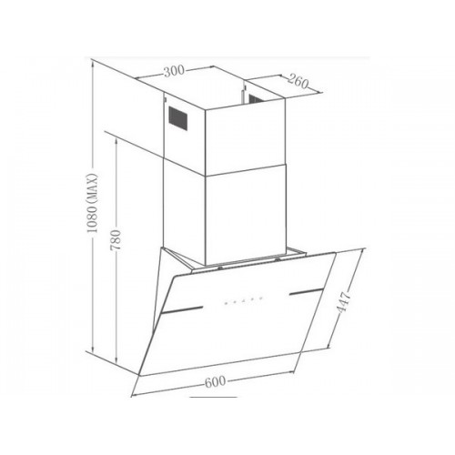 Вытяжка MEFERI AIRBOX60WH ULTRA – Эффективное решение для кухни с современным дизайном