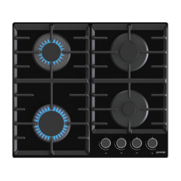 Варочная панель Gorenje GT642AB 60 см, газовая, стекло, 4 конфорки, 27392