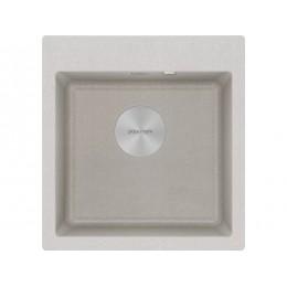 Мойка Paulmark Kante 50 PM105152-GR, гранит, 510x520mm, врезная, 23794