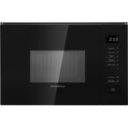 СВЧ-печь MAUNFELD MBMO820SGB09 60 см, черная, 20 л, 5 уровней мощности, гриль, 1270 Вт, сенсорное управление, таймер, защита от детей