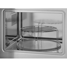 СВЧ-печь MAUNFELD MBMO820SGB09 60 см, черная, 20 л, 5 уровней мощности, гриль, 1270 Вт, сенсорное управление, таймер, защита от детей