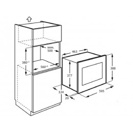 СВЧ-печь Kuppersberg HMW 626 B встраиваемая