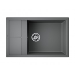 Мойка 35098 Omoikiri Sumi 78-LB-PL Tetogranit, 780x500 мм, врезная, с крылом