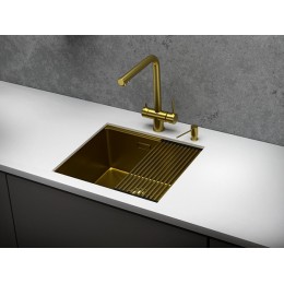Мойка Granula KS-5045U, золото сатин