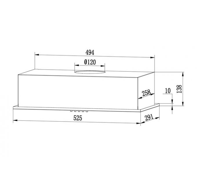 Вытяжка Centek CT-1850-52 Black