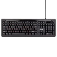 Клавиатура HIPER WIRED KEYBOARD HOK-121, USB, 104, 1.5m, black