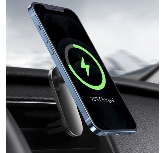 <h1>Автомобильный держатель Baseus Big Energy Car Mount Wireless Charger (WXJN-01) для iPhone 12/13/14/15 серии (Черный)</h1>