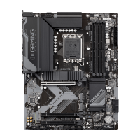 Материнская плата GIGABYTE B760 GAMING X, LGA1700, B760, 4*DDR5, DP+HDMI,  4 SATA 6 Гб/с, M2, Audio, Gb LAN, USB 3.2, USB 2.0, Type-C, COM*1 port, ATX