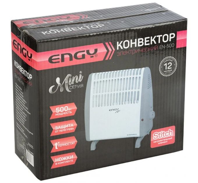 Конвектор 500W механический термостат Engy EN-500