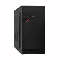 Корпус Minitower ExeGate BAA-106 Black, mATX, <без БП>, 2*USB, Audio