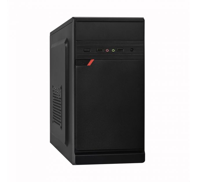 Корпус Minitower ExeGate BAA-106 Black, mATX, <без БП>, 2*USB, Audio